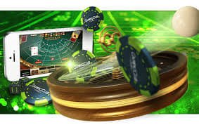 Antarmuka aplikasi bursaslot di perangkat mobile menampilkan studio live roulette dan menu permainan